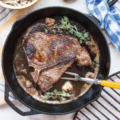 Skillet Steaks with Garlic Browned Butter - Taste of the South